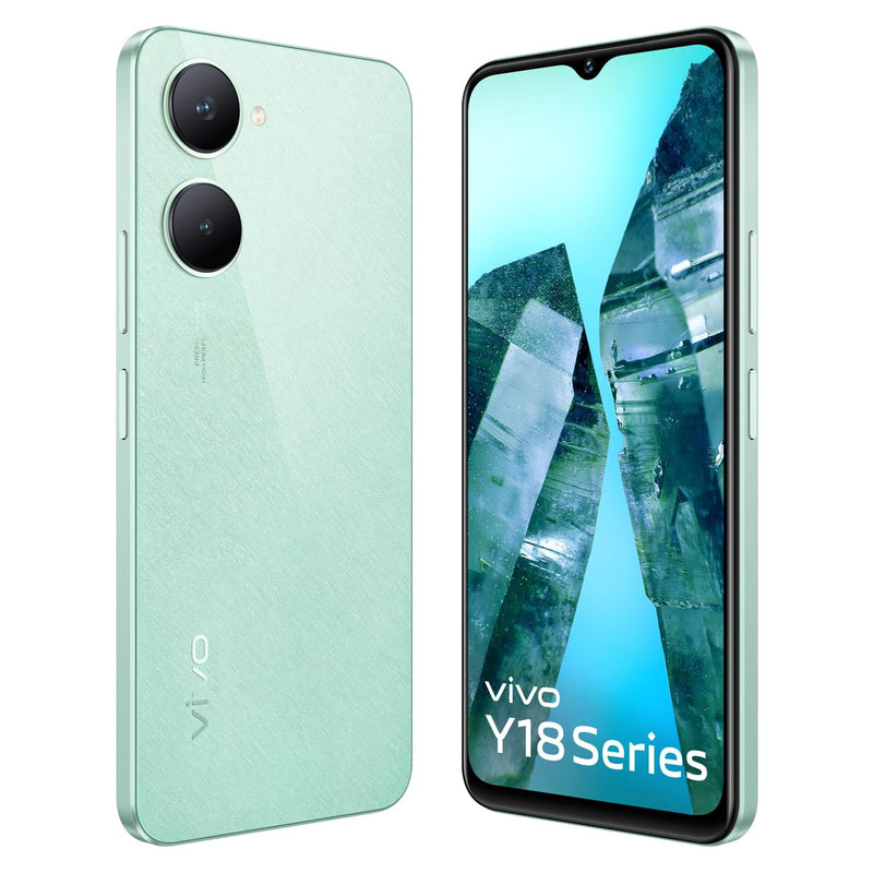 Vivo Y18 4GB RAM, 64GB Storage, Gem Green