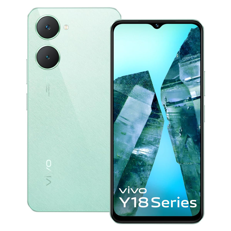 Vivo Y18 4GB RAM, 64GB Storage, Gem Green