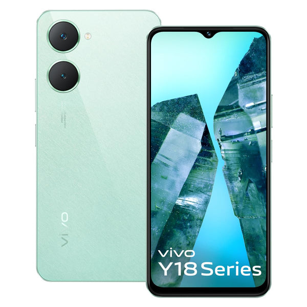 Vivo Y18 4GB RAM, 128GB Storage, Gem Green