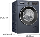 Bosch 9 kg Front Loader Washing Machine with 1400 rpm | WGA244ZPIN