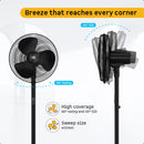 Atomberg Renesa 400mm Pedestal Fan - Black (FG0213)