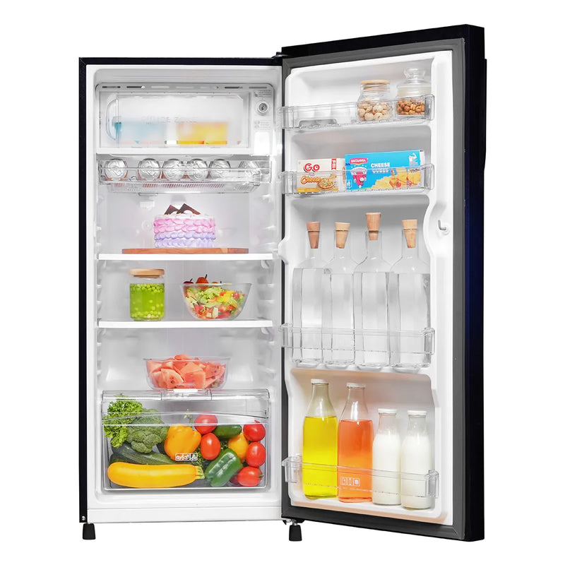 Haier 190 L, 2 Star, Marine Winestone Finish, Direct Cool Single Door Refrigerator (HRD-2102CMW-P)