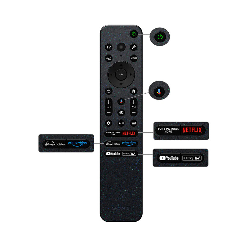 Sony 108 cm (43) BRAVIA 3 4K Ultra HD Smart LED Google TV K-43S30 (Black) | K-43S30 IN5