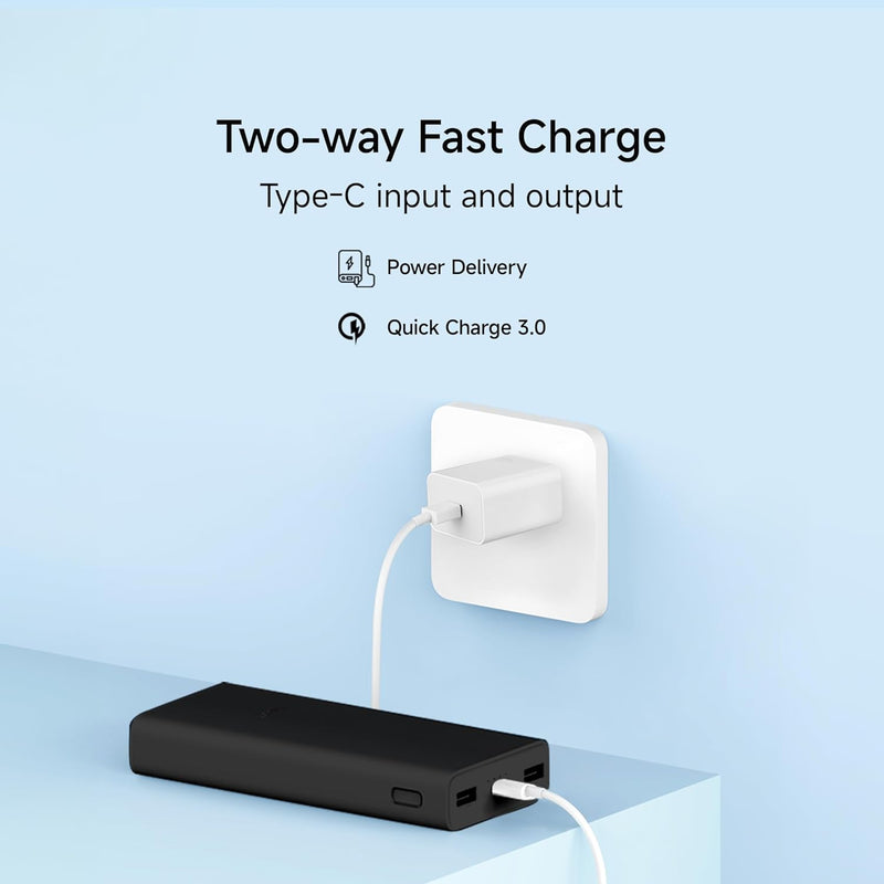 Xiaomi Power Bank 4i 20000mAh 33W Sonic Charge (Black)