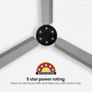 Crompton Energion NITEO 5S 1200mm 3 Blade BLDC Motor Ceiling Fan with Remote - Matte Grey