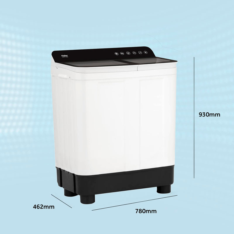 Haier 7 Kg 5 Star Voltex Pulsator Semi-Automatic Top Load Washing Machine ( HTW70-178BKN)