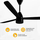 Atomberg Renesa Prime 1200mm Ceiling Fan - Gloss Black (FG1095)