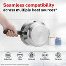 Prestige Svachh Aluminium Anti Bulge Gas and Induction Compatible Pressure Cooker, 7.5 L (Silver)