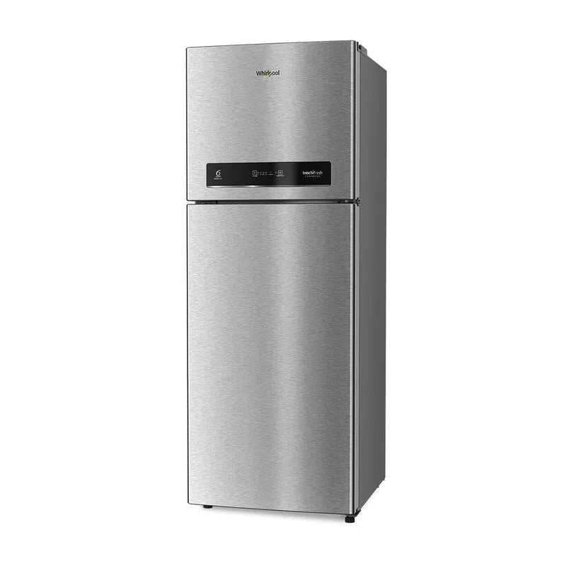 Whirlpool Intellifresh 411L, 2 Star Frost Free Double-Door Refrigerator (21690) Alpha Steel