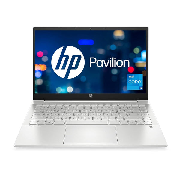 HP Pavilion 14 12th Gen Intel Core i5 8GB RAM/512GB SSD 14 inch(35.6cm) IPS Micro-Edge FHD Laptop/Intel Iris Xe Graphics/B&O/Win 11/Alexa Built-in/Backlit KB/MSO 2021/Natural Silver, 14-dv2053TU