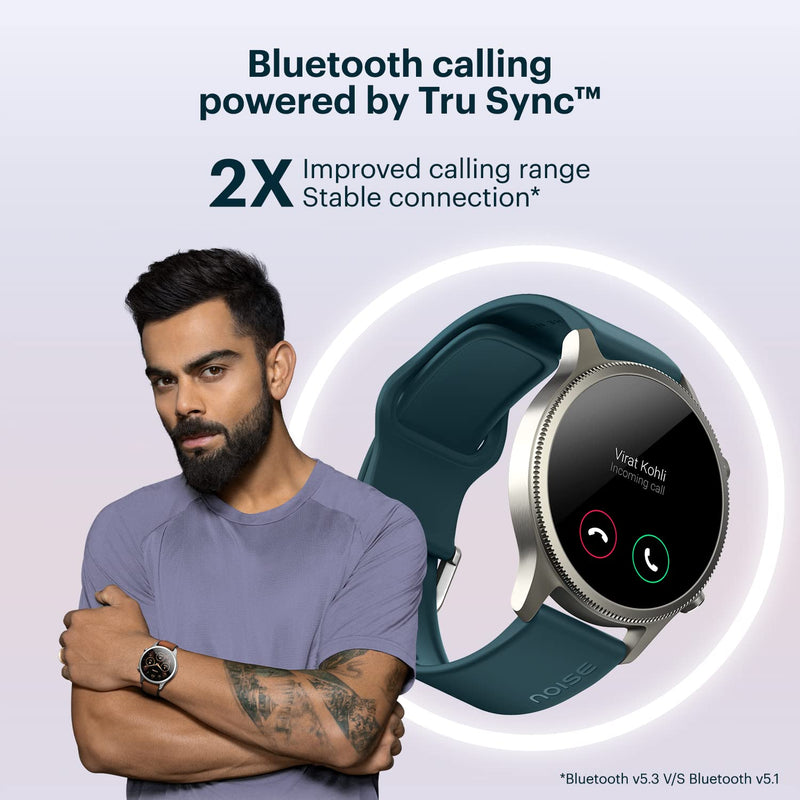 NoiseFit Halo AMOLED With Bluetooth Calling Round Dial Smart Watch