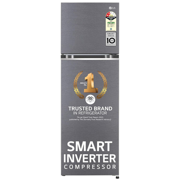 LG 343 L 2 Star Frost-Free Smart Inverter Double Door Refrigerator (GL-N382SDSY.ADSZEBN)