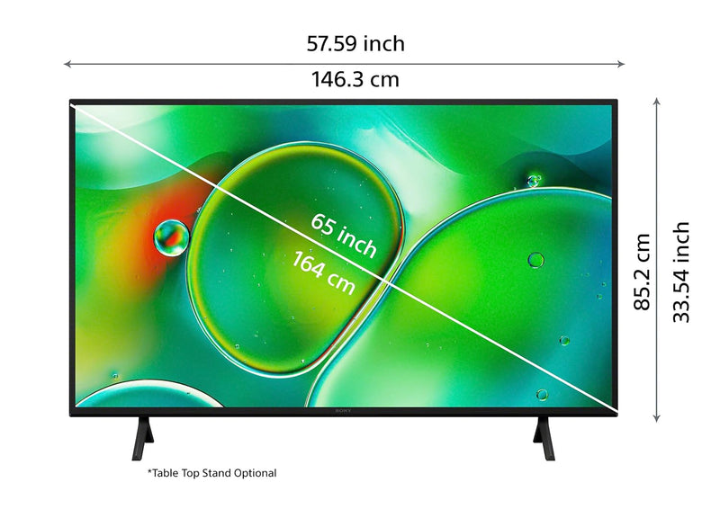 Sony 164 cm (65 inches) BRAVIA 2 4K Ultra HD Smart LED Google TV (K-65S25 IN5)