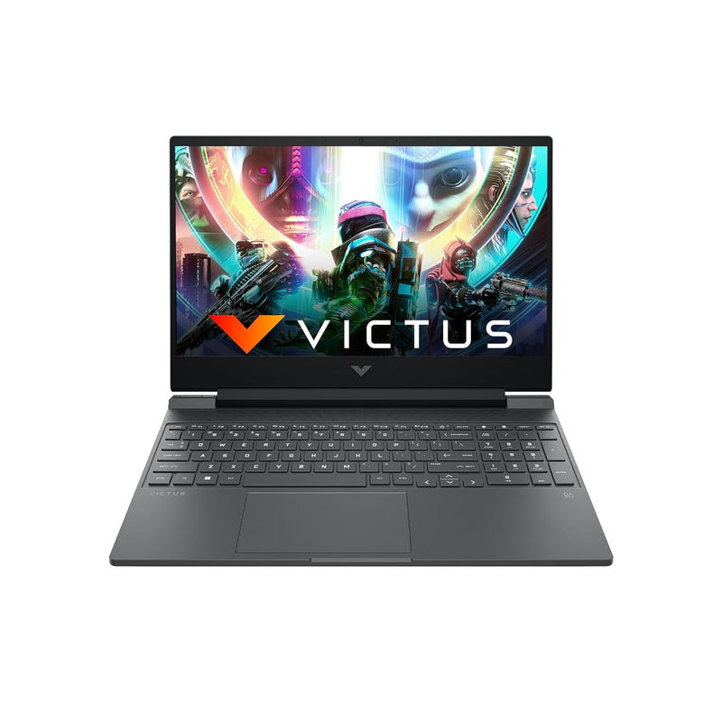 HP Victus Gaming Laptop, Intel Core i5-12450H, 15.6 Inch (39.6 cm),FHD, Anti-Glare,8 GB RAM, 512GB SSD,NVIDIA® GeForce RTX™ 2050 Laptop GPU (4GB GDDR6 Dedicated),Mica Silver,15-fa1124TX