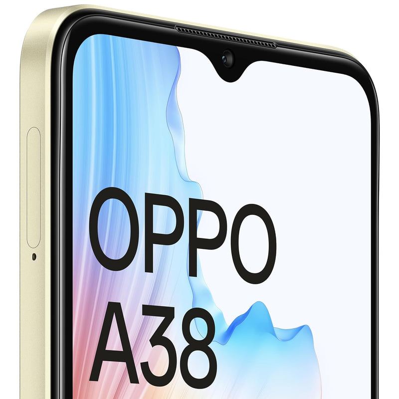 OPPO A38 (Glowing Gold, 4GB RAM, 128GB Storage)