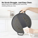 Prestige Cast Iron Scratch Resistant Round Base Dosa Tawa, 30cm (Black)
