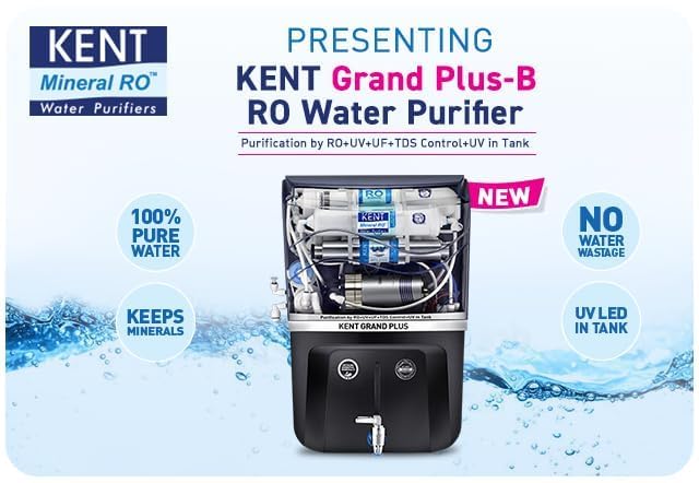 KENT Grand Plus-Black RO Water Purifier
