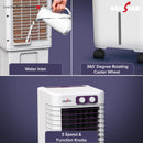 Kenstar PULSE HC 20 Litres 5 Star Personal Air Cooler (White & Purple)