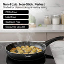 Prestige Omega Deluxe Granite Fry Pan, 240mm, Black