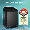 Haier 10.5 kg 5 Star Fully Automatic Top Load Washing Machine | HWM105-H688BK