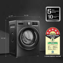 Whirlpool Xpert Care 9kg 5 Star Front-Load Washing Machine | 33027