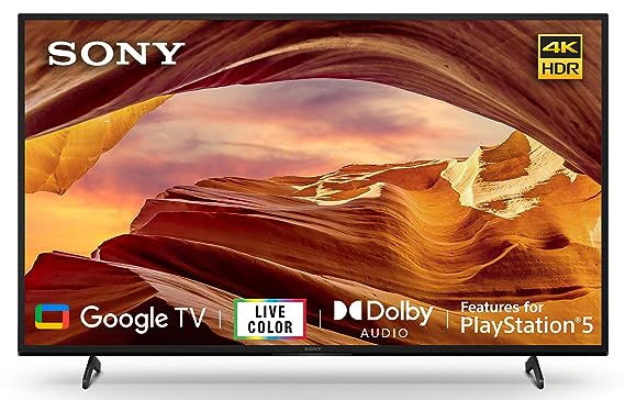 Sony Bravia 126 cm (50 inches) 4K Ultra HD Smart LED Google TV KD-50X75L IN5 (Black)
