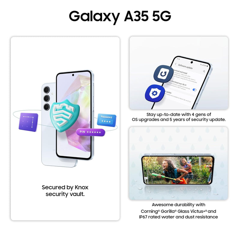 Samsung Galaxy A35 5G (8GB RAM, 256GB Storage, Awesome Navy)