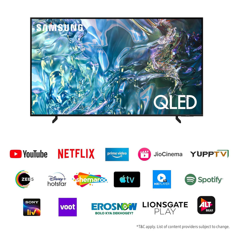 Samsung 138 cm (55 inches) 4K Ultra HD Smart QLED TV (QA55Q60DAULXL)