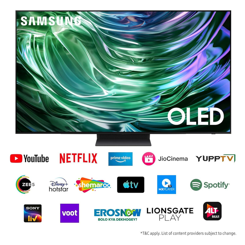 Samsung 138 cm (55 inches) 4K Ultra HD Smart OLED TV (QA55S90DAULXL)