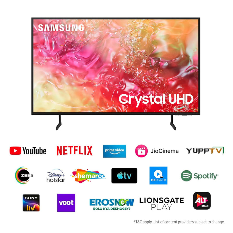 Samsung 138 cm (55 inches) 4K Ultra HD Smart LED TV (UA55DU7700KLXL)