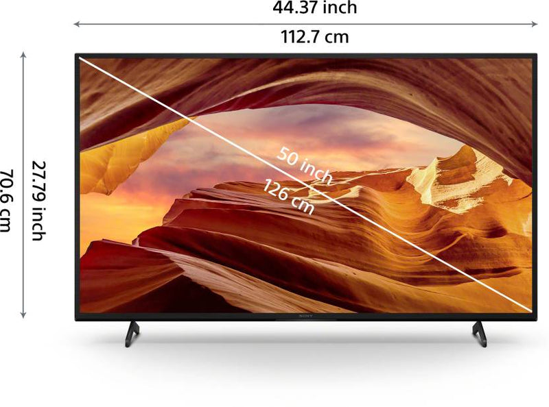 Sony Bravia 126 cm (50 inches) 4K Ultra HD Smart LED Google TV KD-50X70L IN5 (Black)