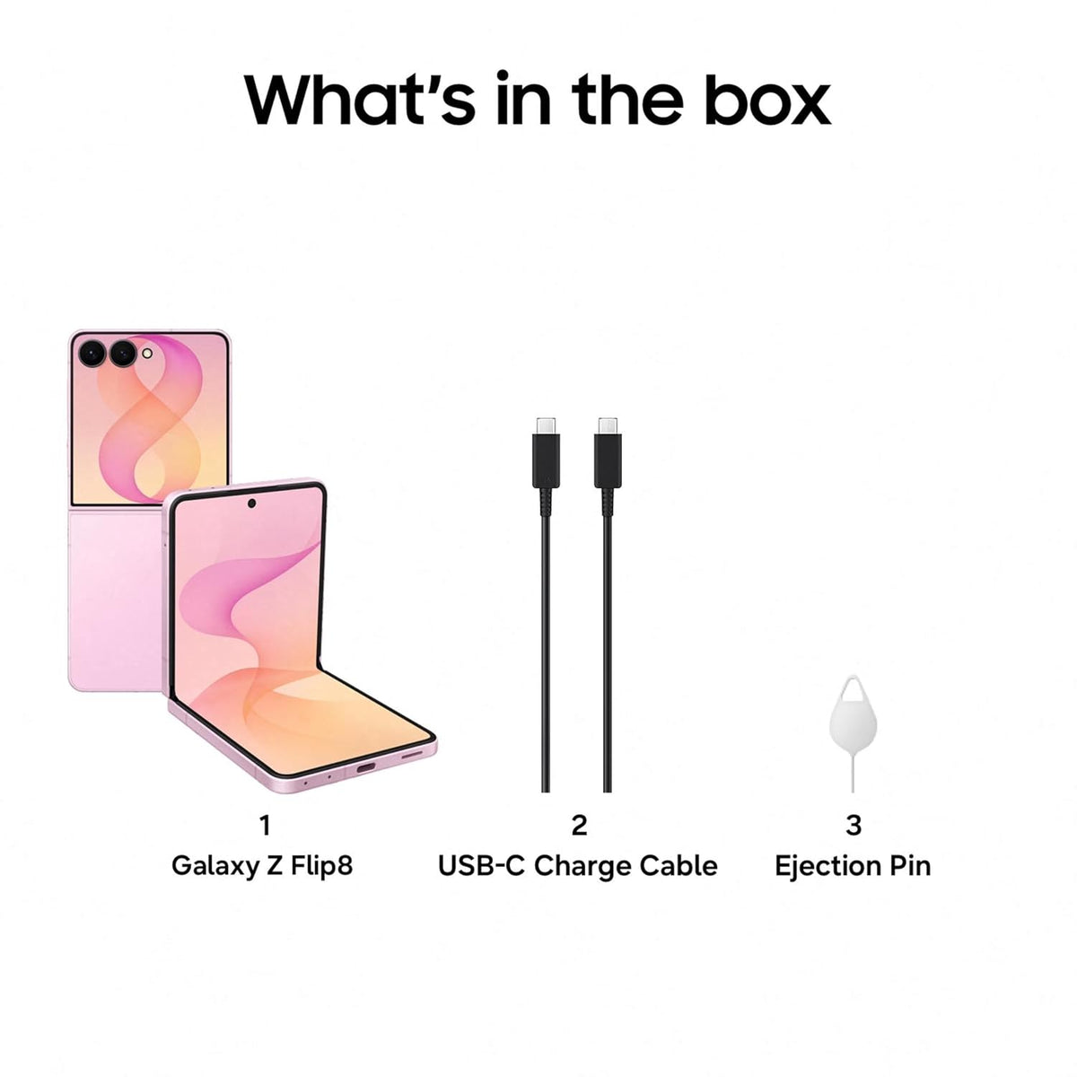 Samsung Galaxy Z Flip8 5G | 12GB + 512GB | Pink