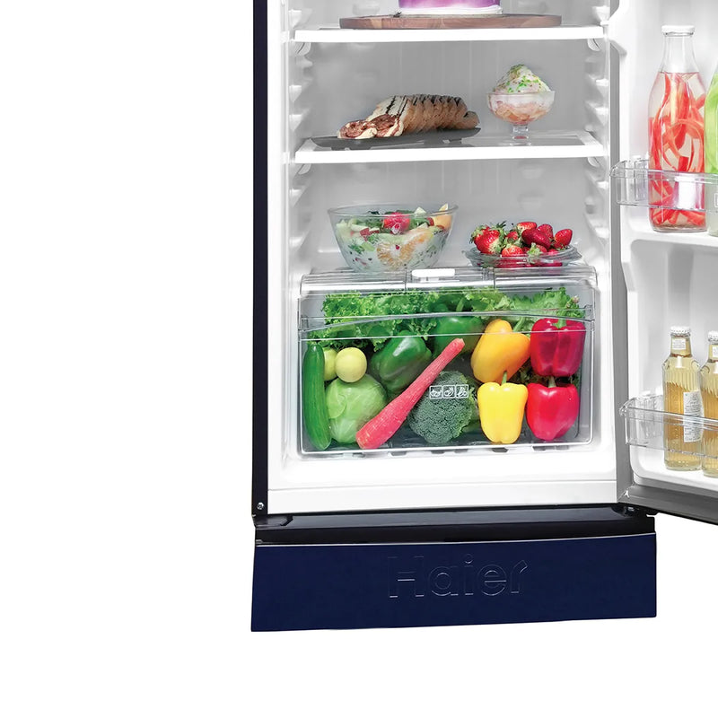 Haier 190 L, 2 Star, Marine Voila Finish Direct Cool Single Door Refrigerator (HRD-2102PMV-P)