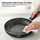 Prestige Omega Deluxe Granite Fry Pan, 240mm, Black
