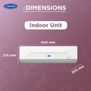Carrier 1.5 Ton, 3 Star XCEED EDGE Gxi Split Inverter AC (19K XCEED EDGE GXI(Wi-Fi 2.0) ALPHA HJ 3 STAR)