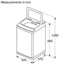 Bosch 9Kg top loader washing machine with 680 rpm | WOE90DV0IN