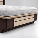 Darling Avon Cot – Walnut Engineered Wood, King Size