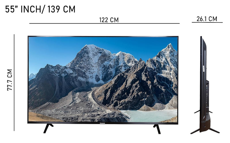 Panasonic 139 cm (55 inch) Ultra HD (4K) LED Smart Google TV (TH-55MX850DX)