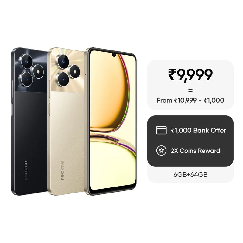 Realme C53 4G+128GB - CHAMPION BLACK