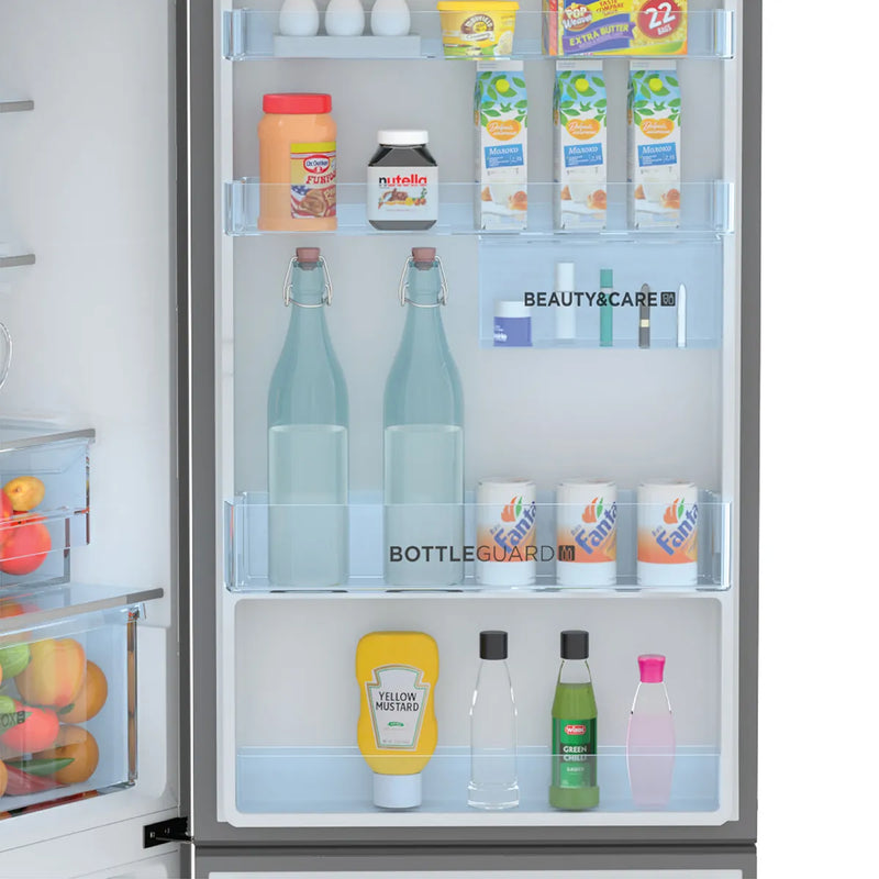 Haier 3 Star, 265 Litres, Frost Free Inverter Bottom Mount Refrigerator (HRB-3153PMG-P)