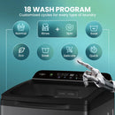 Haier 10.5 kg 5 Star Fully Automatic Top Load Washing Machine | HWM105-H688BK