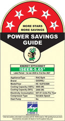 Godrej 1.5 Ton, 5 Star Split Inverter AC (AC 1.5T TR HIC 18J5TG WA SPLIT)