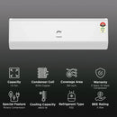 Godrej 1.5 Ton, 5 Star Split Inverter AC (AC 1.5T TR HIC 18J5TG WA SPLIT)