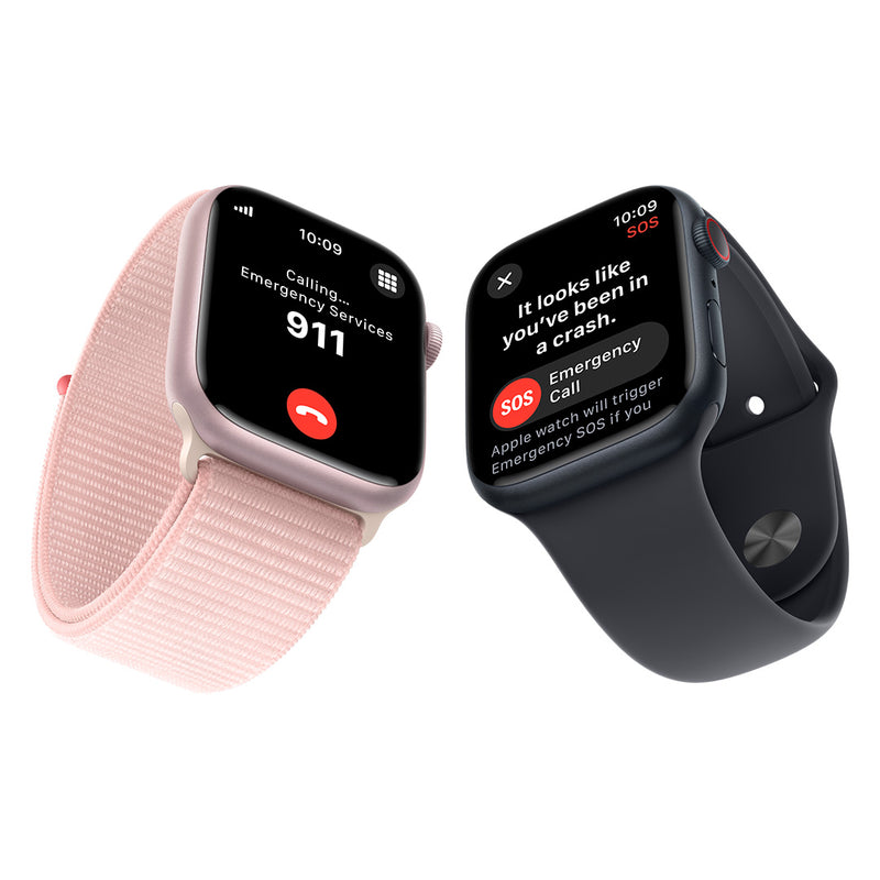 Apple Watch Series 9 GPS + Cellular 41mm Silver Stainless Steel Case w | Apple Watch