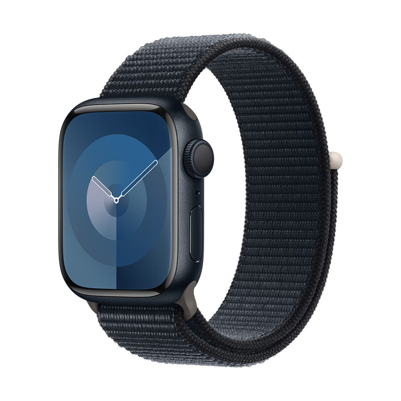 Apple Watch Series 9 GPS + Cellular 41mm Midnight Aluminium Case with Midnight Sport Loop