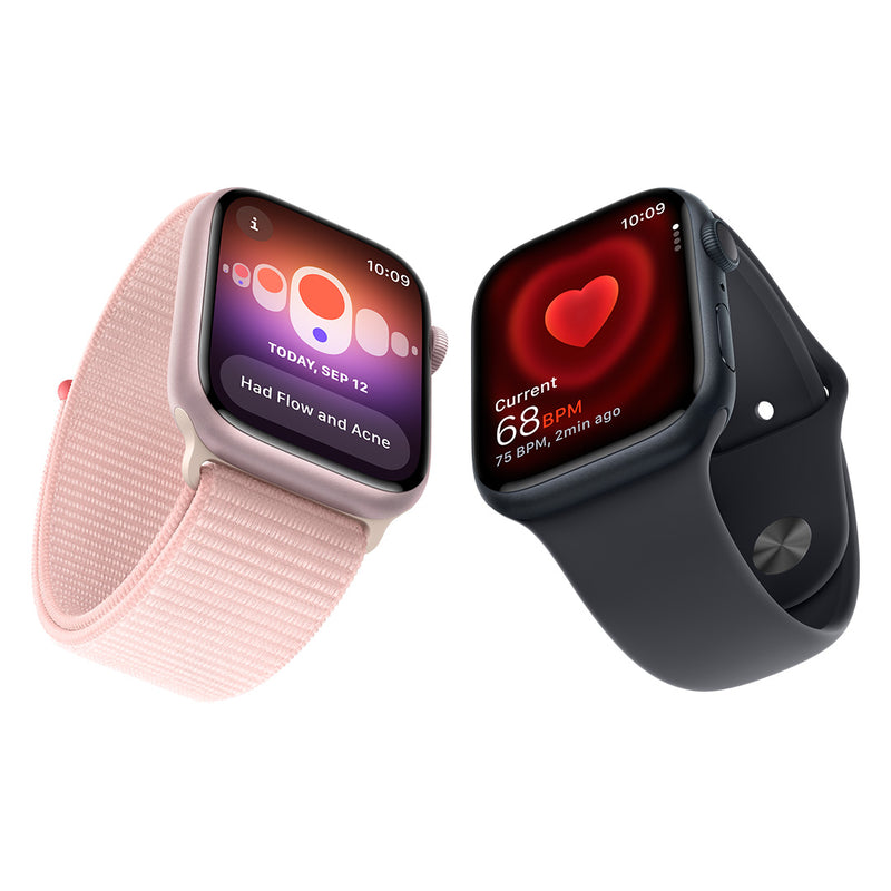 Buy Apple Watch Series 9 GPS + Cellular, 41mm Pink Aluminum Case with Light  Pink Sport Band - M/L
