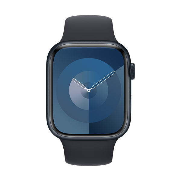 Apple Watch Series 9 GPS + Cellular 45mm Midnight Aluminium Case with Midnight Sport Band - S/M