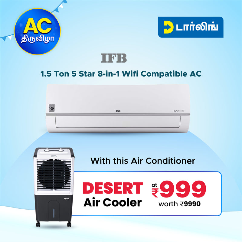 IFB 1.5 Ton 5 Star 8-in-1 Wifi Compatible AC | Grand Series (CI2051G323GN1)