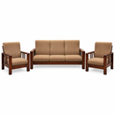 Darling Boston Sofa Set 3+1+1, Jute Fabric