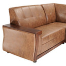 Darling Reva Corner Sofa Set 2+2+1+Corner, Chenille Fabric